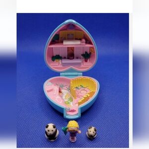 Vintage Polly Pocket pretty panda Zoo complete